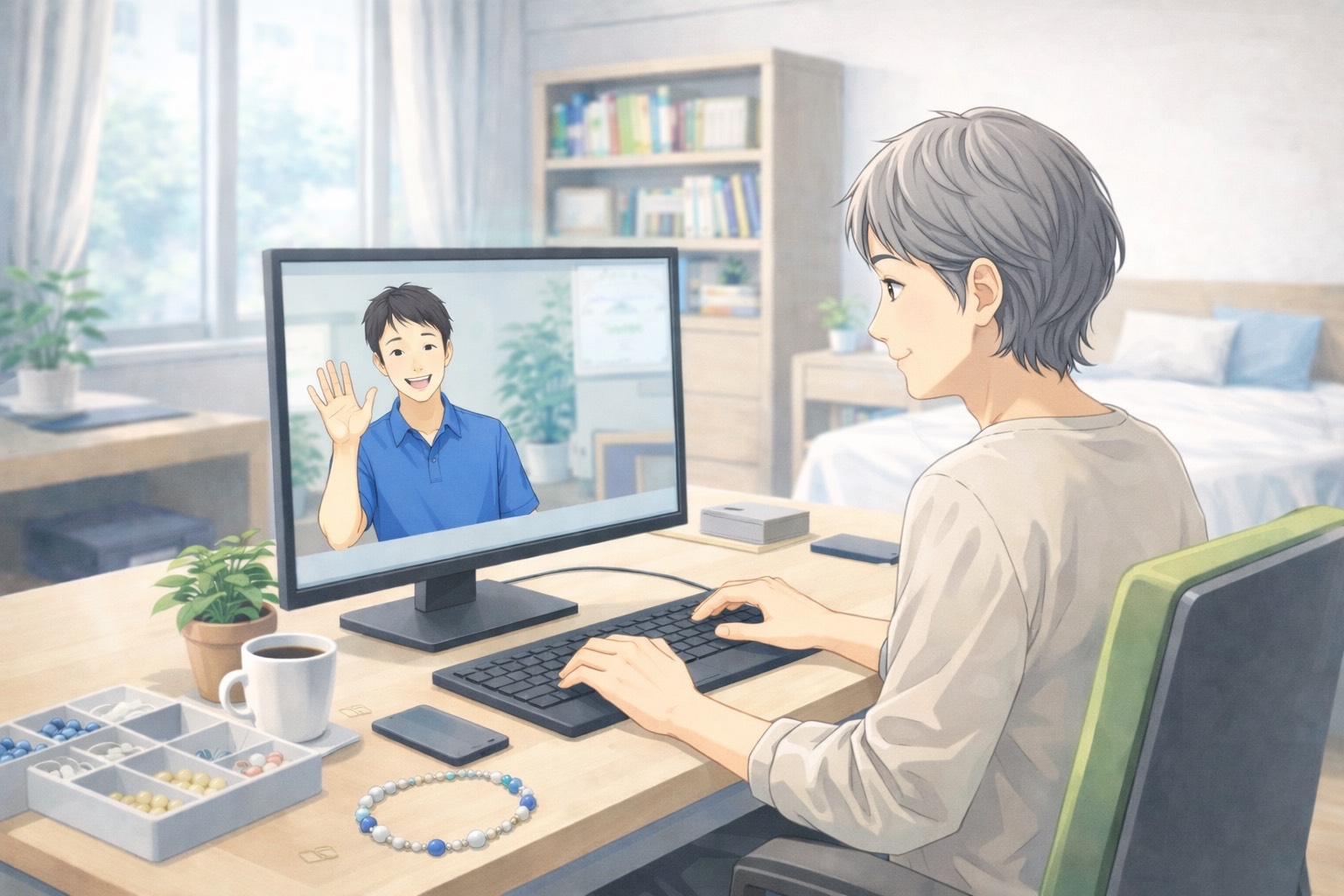 八尾市 就労継続支援B型 SnowWorks 軽作業風景